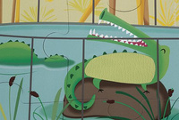 Janod Puzzle sensoryczne 20 elementów Wycieczka do zoo