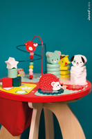 Janod Stolik edukacyjny duży drewniany Baby Forest