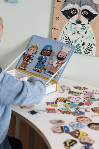 Janod Magnetyczna układanka Zawody Magnetibook