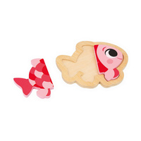 Janod Puzzle progresywne drewniane Zwierzęta domowe 4 układanki – 2, 3, 4 i 5 elementów 18 m+