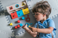 Janod Drewniany sorter z kluczykami Essentiel