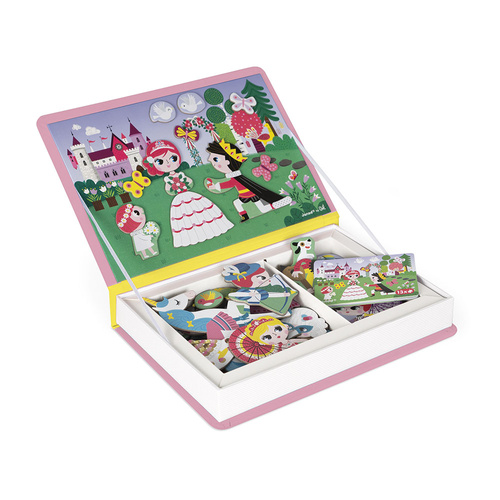 Janod Magnetyczna układanka Księżniczki Magnetibook