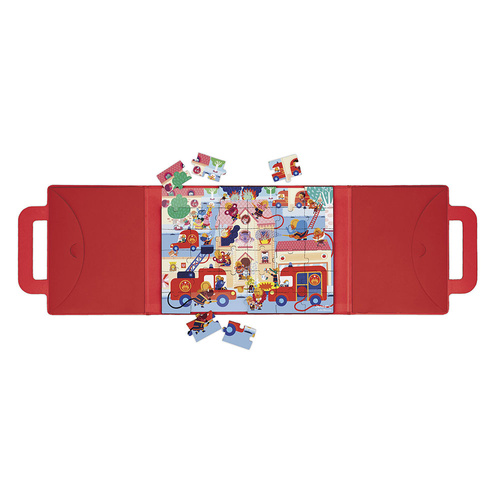 Janod Magnetyczne puzzle Straż pożarna Magneti'puzzles 36 el. 4+