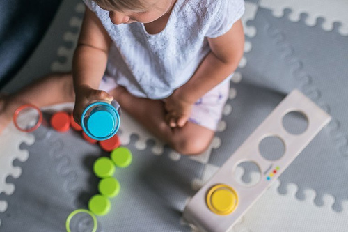 Janod Drewniana układanka Sortowanie kolorów Essentiel