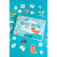 Janod Książeczka z zadaniami Busy Book Dinozaury 3+