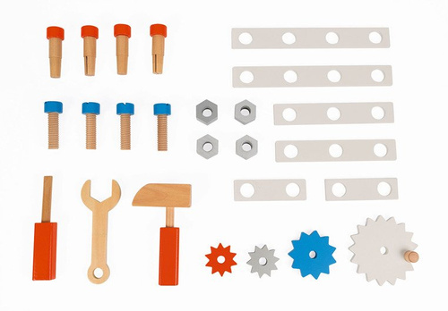 Janod Wózek warsztat magnetyczny z narzędziami Brico ‘Kids