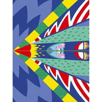 Janod Zestaw kreatywny Papierowe samoloty z wyrzutnią 6+