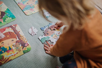 Janod Puzzle progresywne w walizce Pory roku 4 układanki – 6, 9, 12 i 16 elementów 2+