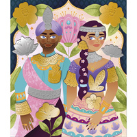 Janod Zestaw kreatywny Metalowe naklejki do wytłaczania Bollywood 7+