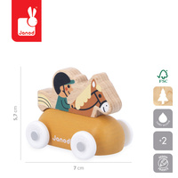 Janod Pojazd Jeździec konny Góry Cross Roads 12m+