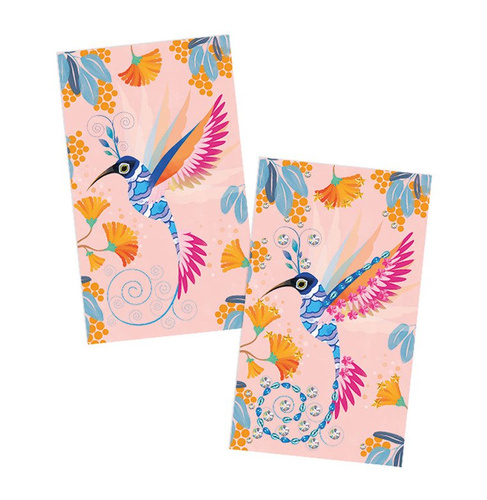 Janod Zestaw artystyczny Czarodziejskie cyrkonie Piękne ptaki 7+