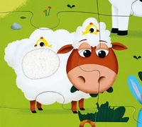 Janod Puzzle sensoryczne 20 elementów Farma