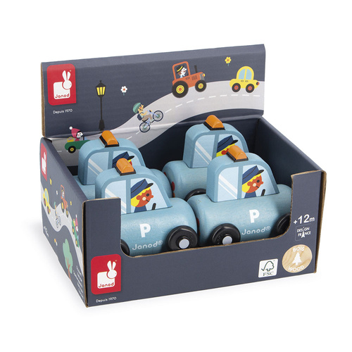 Janod Pojazd Radiowóz Miasto Cross Roads 12m+