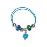 Janod Zestaw kreatywny do tworzenia biżuterii Bransoletki szczęścia 8+