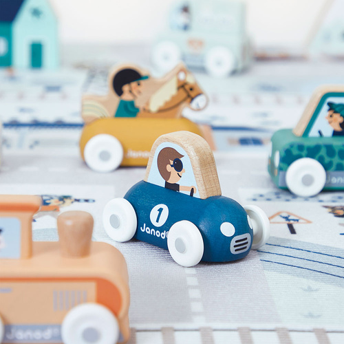 Janod Mata do zabawy z drogą Góry Cross Roads 2+