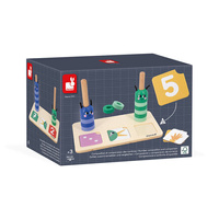 Janod Drewniana układanka matematyczna Komponowanie i porównywanie liczb 3+