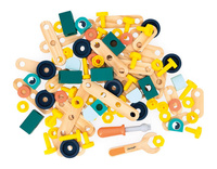 Janod Zestaw konstruktora 100 elementów Brico'kids 3+