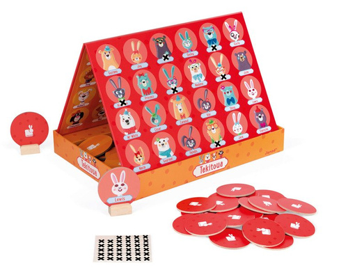 Janod Gra planszowa Tekitoua Zgadnij kim jestem zwierzęta