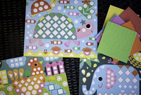 Janod Zestaw kreatywny Mozaika Zwierzęta 3+