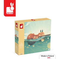 Janod USZKODZONE OPAKOWANIE Puzzle artystyczne Podróż na skrzypcach 1000 elementów 9+ Made in Poland