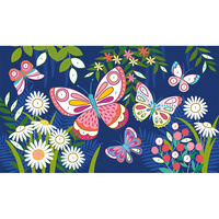 Janod Zestaw kreatywny Fluorescencyjny piasek Motyle 6+