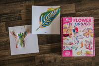 Janod Zestaw kreatywny Malowanie łańcuszkiem Pouring painting Kwiaty I love creativity 8+