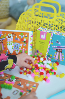 Janod Zestaw artystyczny Pompony Lamy 4+