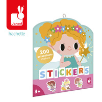 Janod Naklejki na arkuszach 200 szt. Wróżki 3+