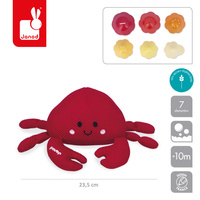 Janod Zabawka do kąpieli krab z muszelkami 10m+