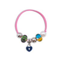 Janod Zestaw kreatywny do tworzenia biżuterii Bransoletki szczęścia 8+