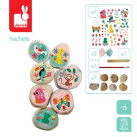 Janod Zestaw kreatywny Kamienie do ozdabiania 6+ 