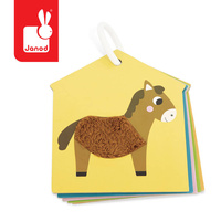 Janod Karty sensoryczne Farma 7 elementów 12 m+