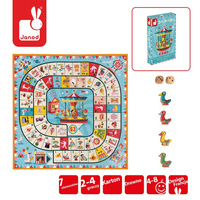 Janod Gra wyścig Gąski na karuzeli Carrousel