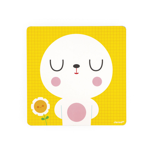 Janod Magnetyczna układanka Emocje Miś 2+