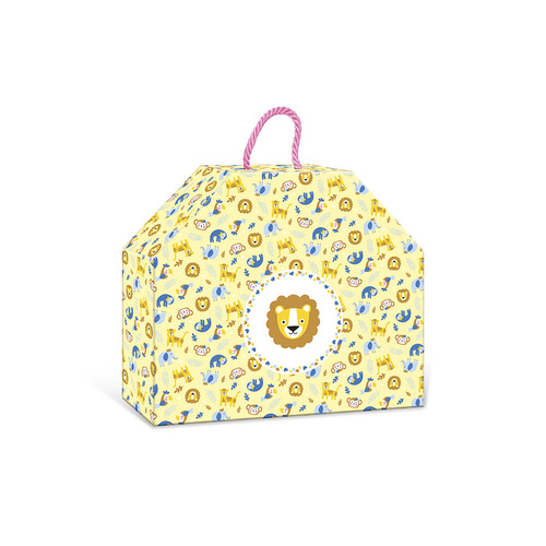 Janod Zestaw kreatywny do tworzenia biżuterii Brokatowe spinki do włosów Egzotyczne zwierzęta 5+