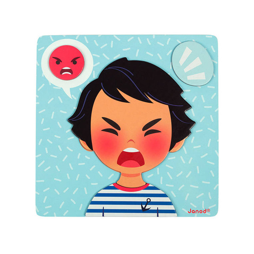 Janod Magnetyczna układanka Emocje