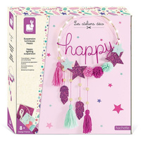 Janod Zestaw kreatywny Łapacz snów z podświetleniem ledowym Happy 8+ 