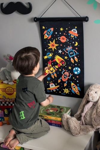 Janod Magnetyczna gra w rzutki Roboty