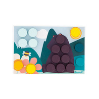 Janod Układanka pierwsza drewniana mozaika 2+