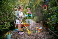 Janod Mały ogrodnik Rękawiczki do prac ogrodowych niebieskie