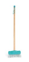 Janod Mały ogrodnik Szczotka do zamiatania turkusowa