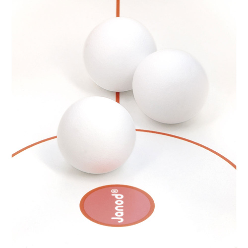 Janod Gra zręcznościowa drewniana Mini hokej Applepop 3+