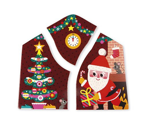 Janod Puzzle drewniane 3-warstwowe Gwiazdka