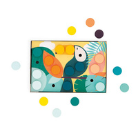 Janod Układanka pierwsza drewniana mozaika 2+