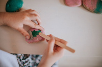 Janod Zestaw kreatywny Kamienie do ozdabiania 6+ 