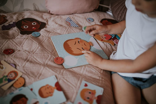 Janod Magnetyczna układanka Emocje