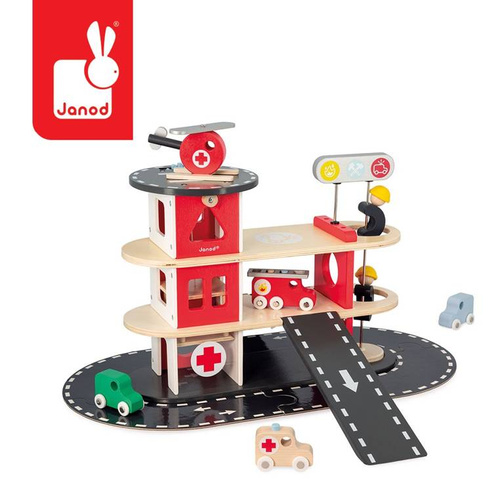 Remiza strażacka zabawka