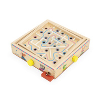 Janod Gra zręcznościowa Labirynt Ball Maze Applepop 5+