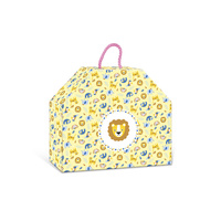 Janod Zestaw kreatywny do tworzenia biżuterii Brokatowe spinki do włosów Egzotyczne zwierzęta 5+