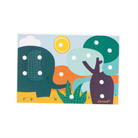 Janod Układanka pierwsza drewniana mozaika 2+